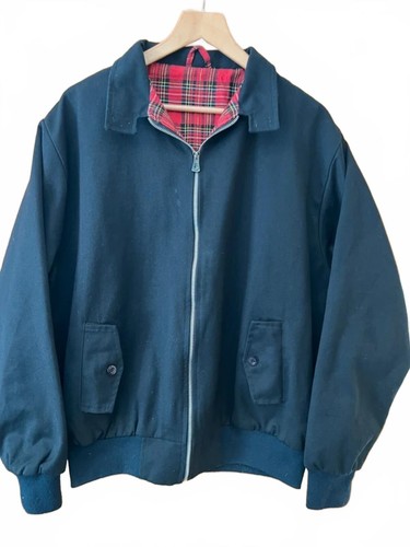Vintage mens black harrington - black,
