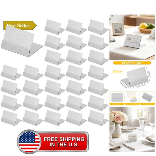 30pcs metal place card - metal, holders