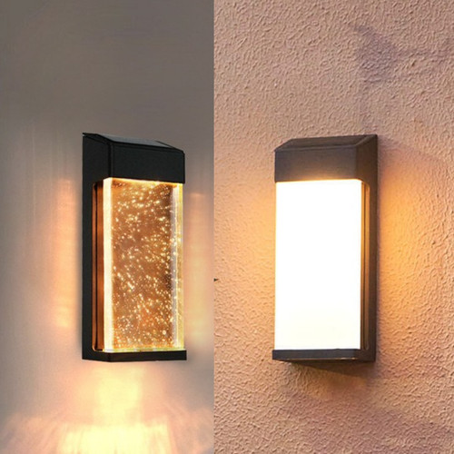 Solar wall light post lamp - solar,