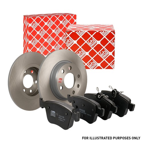 Febi front brake solid discs - front,