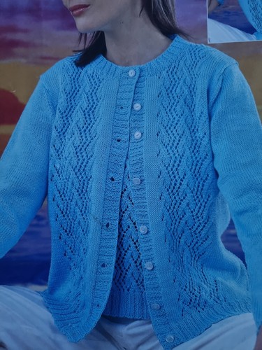 Knitting pattern lady 4ply - pattern, lady's