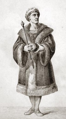 Frederick iii with - scepter, and