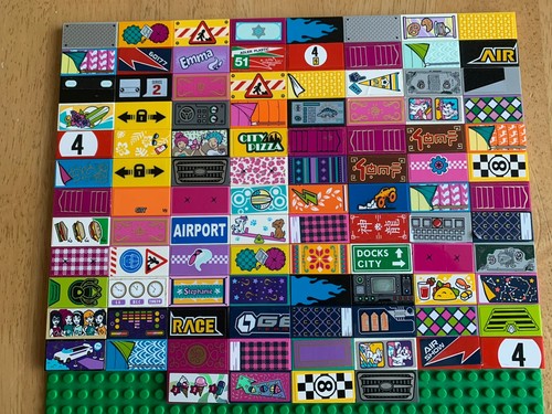 Lego 100x printed stickered - /,