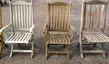 3  X Alexander Rose Garden  Chairs (In Need Of Some Restorations)