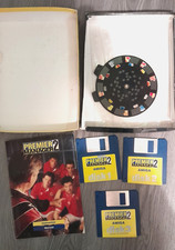 Premier Manager 2 Amiga A500 600 1200 Boxed  Gremlin Vintage Gaming untested
