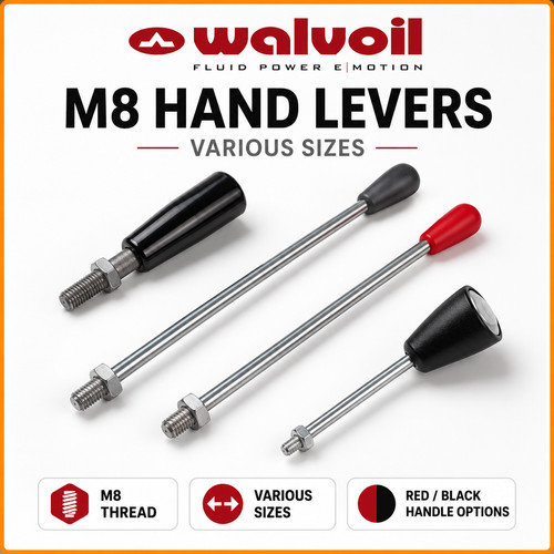 Hand lever for walvoil - m8,