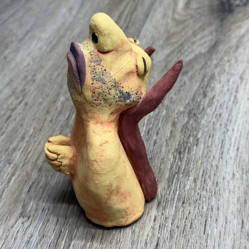 Hand sculpted clay kiln - hand, god
