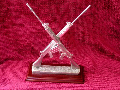 L1a1 slr crossed pair - , rifles