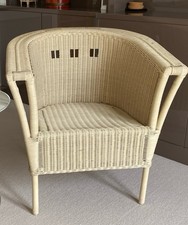 Wicker Arm Chair With Light