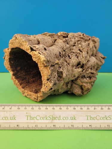 Cork bark hamster tube - hamster, nest