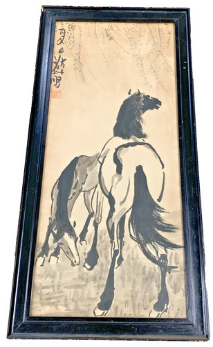 Genuine vintage watercolour - vintage,