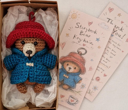 Paddington bear keychain - paddington,