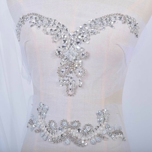 Rhinestone applique with - rhinestone,