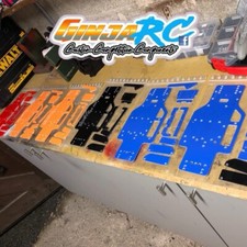 GinjaRC 1/12th 1300 stock car Chassis Kit BLUE