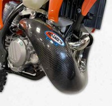PRO CARBON EXHAUST GUARD PROTECTOR STANDARD KTM EXC250 EXC300 2020-2023