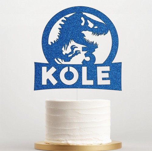 Personalised dinosaur cake - personalised,
