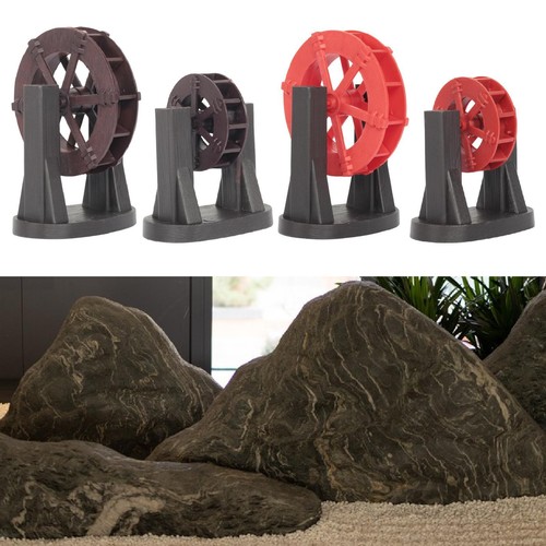 Simulated water wheel model - simulated,