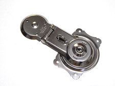 Antique Vintage Trunk Lock Foot Locker Nickel Plated With Keys