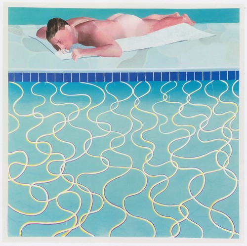 Sunbather david hockney print - hockney,
