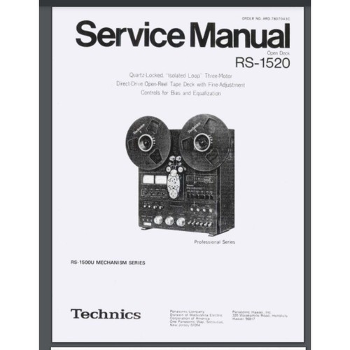 Technics reel 1520 - to,