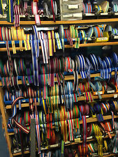 MEDAL RIBBONS FULL SIZE & MINIATURE,BY METER or INCHES BRAND NEW, BRITISH MEDAL 