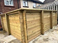 1020mm deep Raised 44mm Tanalised Log Wooden Timber Garden Koi Aquarium Pond Kit