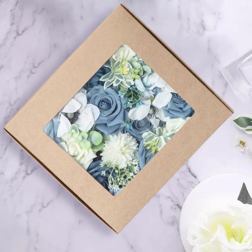 Artificial flowers box set - flowers,