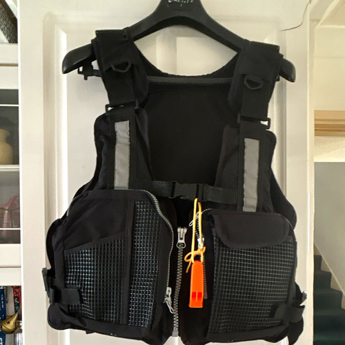 Black foam buoyancy aid vest - foam,