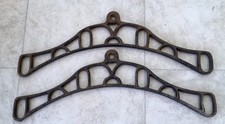 VICTORIAN CAST IRON RACK ENDS