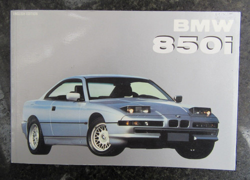 Bmw 850i glovebox booklet - bmw,