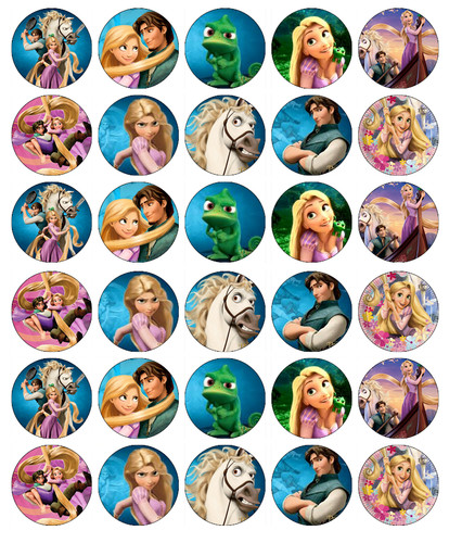 Tangled rapunzel cupcake - rapunzel, x
