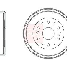 For TOYOTA HIACE IV H1 H2 1995 to 2012 Break Drum DRM9996