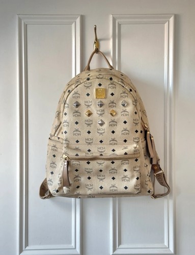 Mcm stark leather - stark, backpack