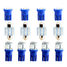 13X Blue LED Interior Lights