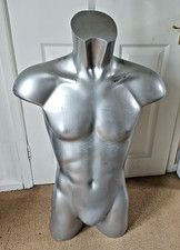 VINTAGE HANGING OR STANDING,  MALE SHOP DISPLAY TORSO, FREEPOST UK MAINLAND ONLY