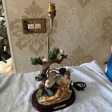 THE JULIANA COLLECTION - The Academy TABLE LAMP ART DECO A Couple Figurine