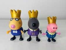 Peppa Pig George Danny Dog And Pedro Pony with Crowns Figures kings