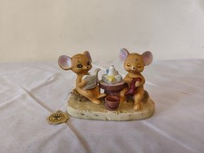 Vintage Mouse Figurine Hand