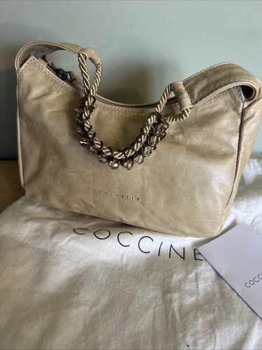 Coccinelle leather beige - coccinelle,