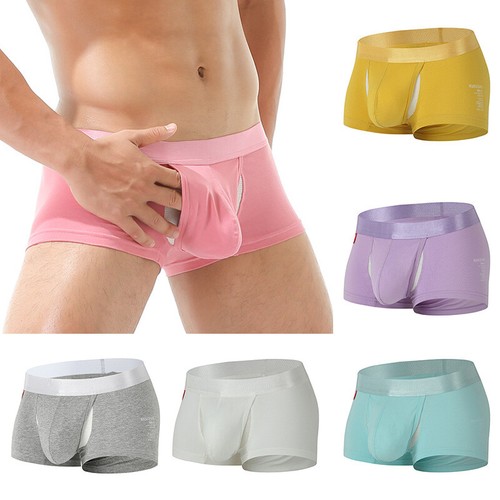 Men bulge pouch panties - u,