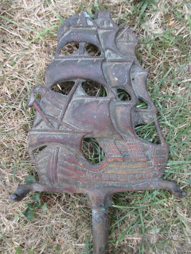 Antique brass companion - brass, set
