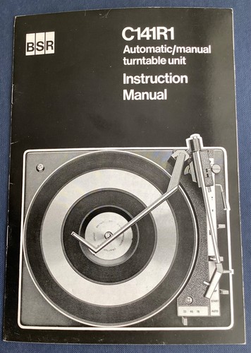 Bsr turntable c141r1 - turntable,