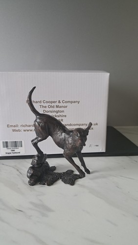 Foundry cast bronze figure - foundry,