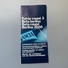 Lancia 1974-75 UK Colour &