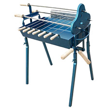 Cyprus BBQ Charcoal Rotisserie Grill Small Traditional Barbecue Set and Motor