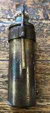 Vintage Brass Jewellers Spirit Blow Torch Brass 150mm x 40mm Diameter