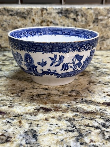 Allertons england blue willow - blue,