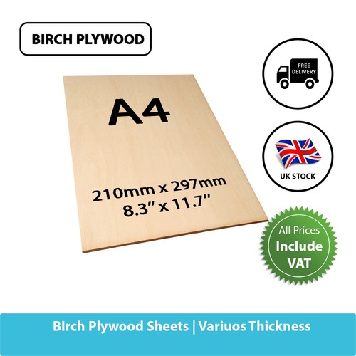 Birch plywood sheet - plywood, 1.5mm
