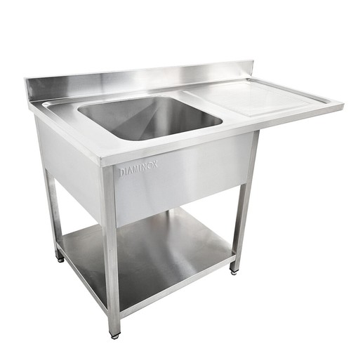 Stainless sink single - stainless, bowl