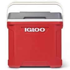 IGLOO LATITUDE 30 COOL BOX PORTABLE CAMPING FESTIVAL ICE COOLER RED